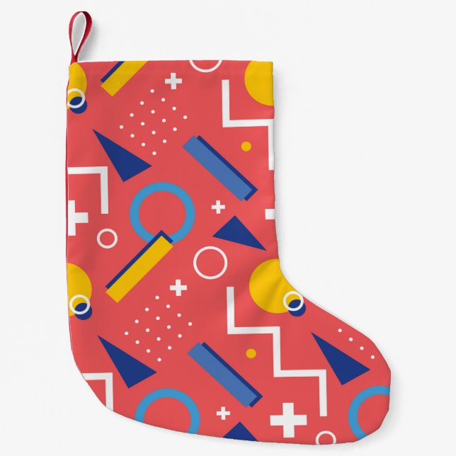 Petite Chaussette De Noël Motif géométrique 2 (Devant)