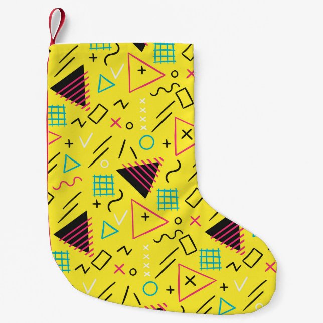 Petite Chaussette De Noël Motif géométrique 6 (Devant)