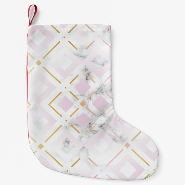 Petite Chaussette De Noël Motif géométrique de Kamelia 4 (Devant)
