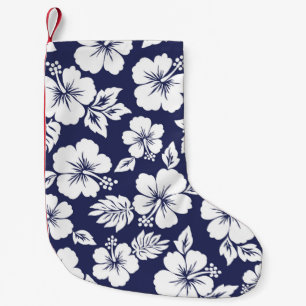 Petite Chaussette De Noël Motif Hibiscus