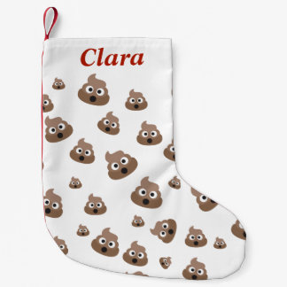 Petite Chaussette De Noël Motif mignon d'Emoji de dunette
