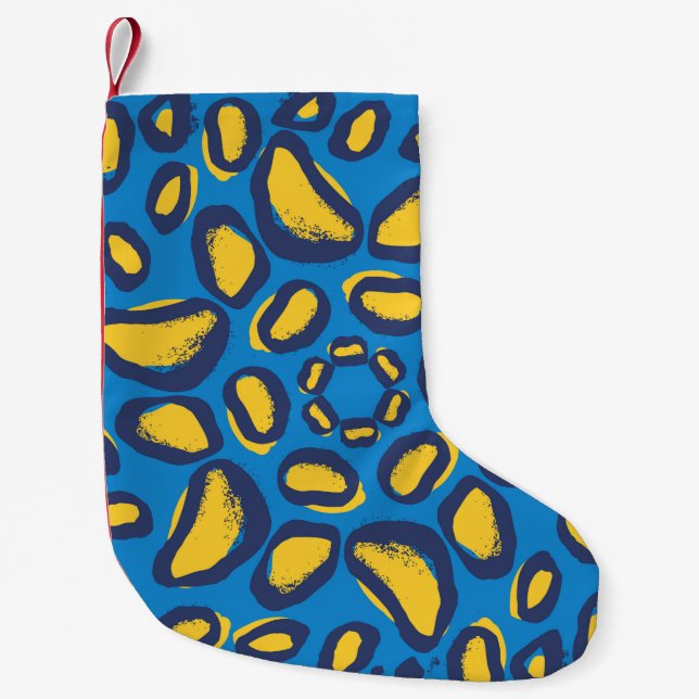 Petite Chaussette De Noël Motif poster de animal Leopard (Devant)