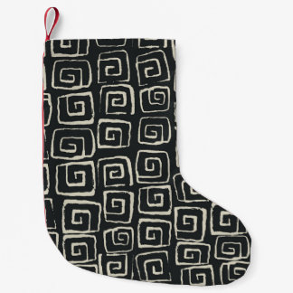 Petite Chaussette De Noël Motif rétro Vintage Arrière - plan Aztec
