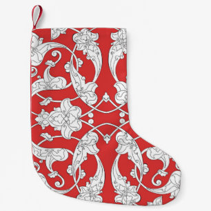 Petite Chaussette De Noël Motif sans couture avec jeu de style turc traditio