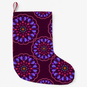 Petite Chaussette De Noël Motif sans couture avec ornement artistique de man