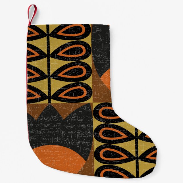 Petite Chaussette De Noël motif sans couture dans le style scandinave. Réini (Devant)
