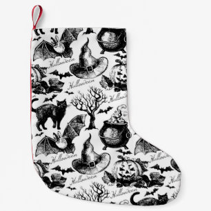 Petite Chaussette De Noël Motif transparent pour Halloween
