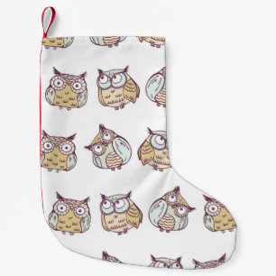 Petite Chaussette De Noël motif vintage sans soudure avec choux mignons