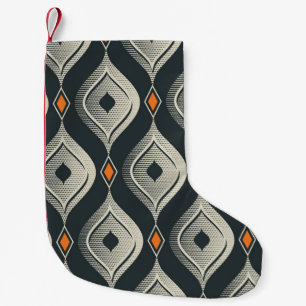 Petite Chaussette De Noël motif vintage transparent