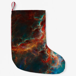Petite Chaussette De Noël motifs et formes fractales Abstraits. Unité infini