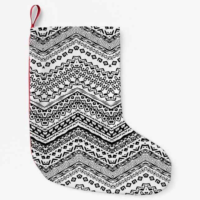 Petite Chaussette De Noël Motifs ethniques 2 (Devant)