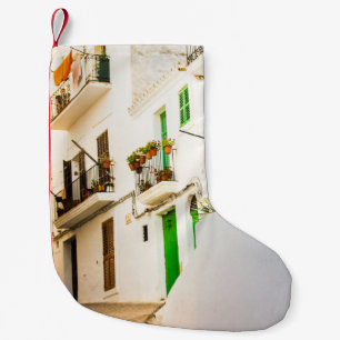 PETITE CHAUSSETTE DE NOËL MOTO NOIR PRÈS DU BÂTIMENT DE MUR BLANC À DAYTI
