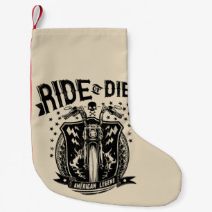 Petite Chaussette De Noël Motocyclette à vélo ou à vélo