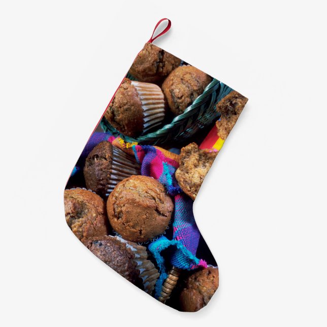 Petite Chaussette De Noël Muffins (Devant (Accrochage))