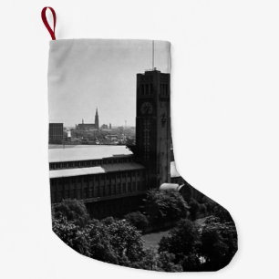 Petite Chaussette De Noël Musée vintage Allemagne Munich Deutsch