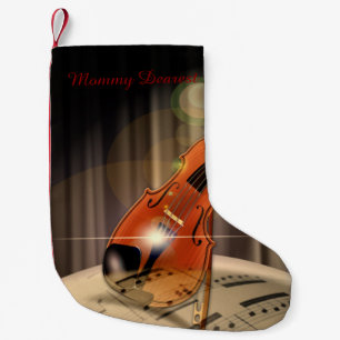 Petite Chaussette De Noël Musique Artsy de violon