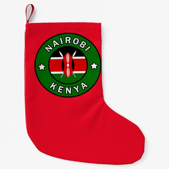 Petite Chaussette De Noël Nairobi Kenya (Devant)
