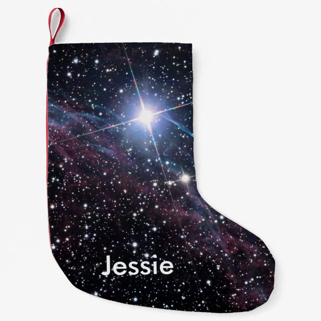 Petite Chaussette De Noël NASA ESA Veil nébuleuse (Devant)