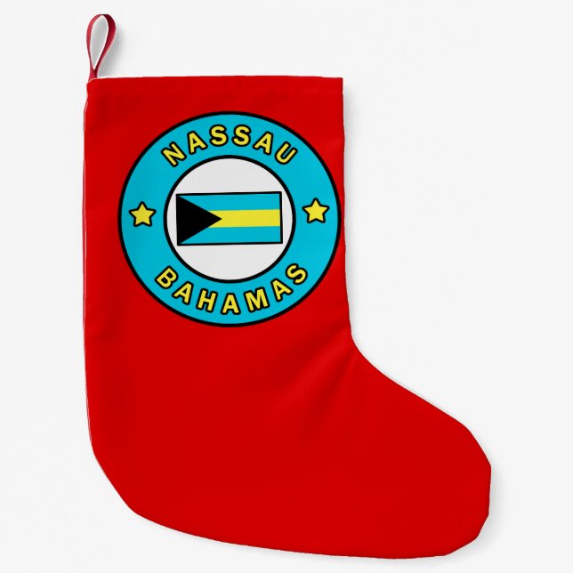 Petite Chaussette De Noël Nassau Bahamas (Devant)