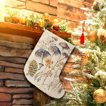 Petite Chaussette De Noël Naturaliste de champignons vintages<br><div class="desc">Naturaliste de champignons vintages</div>