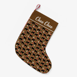 Petite Chaussette De Noël Newfies Festive de Noël du Père Noël à Terre-Neuve