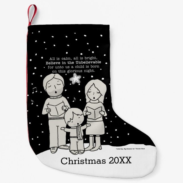 Petite Chaussette De Noël Noël (Devant)