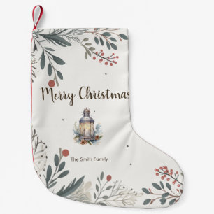Petite Chaussette De Noël Noël Aquarelle Salutations