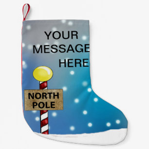 Petite Chaussette De Noël Noël au pôle Nord