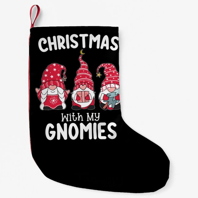 Petite Chaussette De Noël Noël Avec Mes Gnomies Gnomes (Devant)