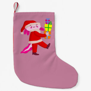 Petite Chaussette De Noël Noël axolotl santa claus