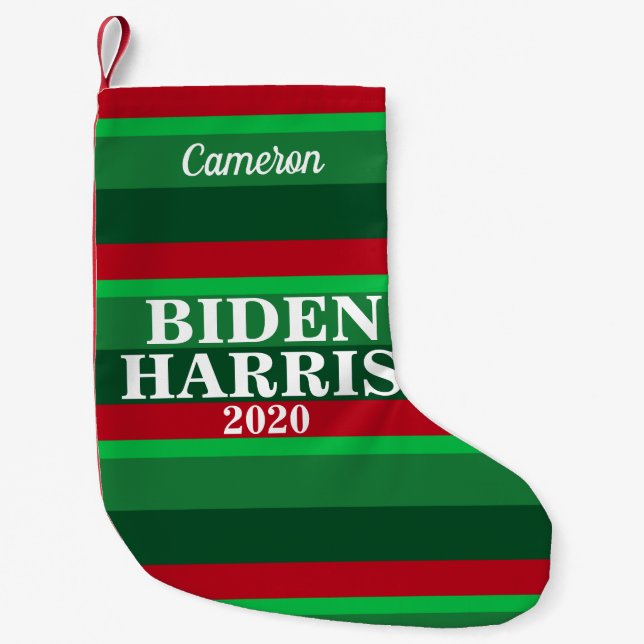 Petite Chaussette De Noël Noël Biden Harris 2020 (Devant)