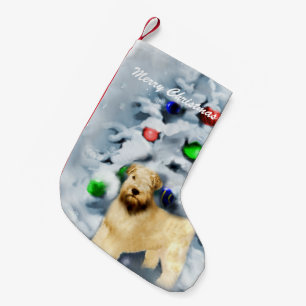 Petite Chaussette De Noël Noël blond comme les blés doucement enduit de