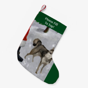 Petite Chaussette De Noël Noël d'Alaska de Klee Kai