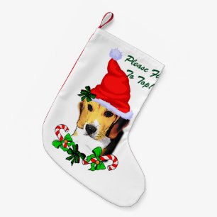 Petite Chaussette De Noël Noël de chien de beagle