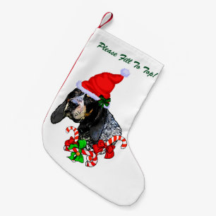 Petite Chaussette De Noël Noël de Coonhound de Bluetick