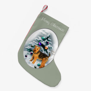 Petite Chaussette De Noël Noël de gallois Terrier