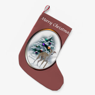 Petite Chaussette De Noël Noël de lévrier italien