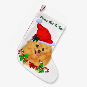 Petite Chaussette De Noël Noël de Pomeranian