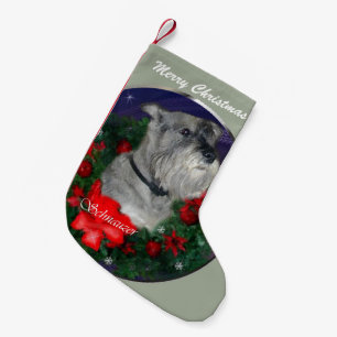 Petite Chaussette De Noël Noël de Schnauzer standard