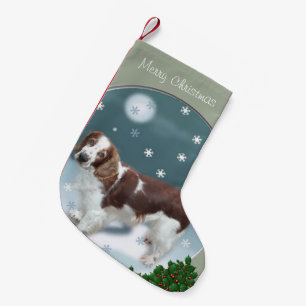 Petite Chaussette De Noël Noël de springer spaniel de Gallois
