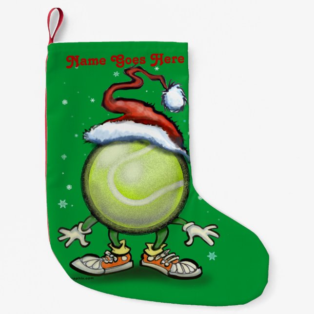 Petite Chaussette De Noël Noël de tennis (Devant)