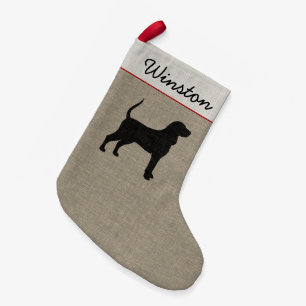 Petite Chaussette De Noël Noël de toile de vacances de chien de Faux de