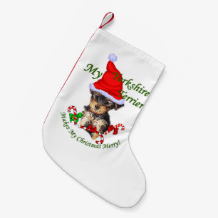 Petite Chaussette De Noël Noël de Yorkshire Terrier