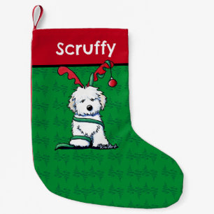 Petite Chaussette De Noël Noël des rennes de KiniArt Havanais