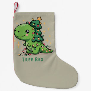 Petite Chaussette De Noël Noël Dinosaure Fête Lumière Drôle Arbre Rex