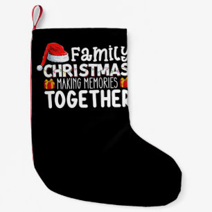 Petite Chaussette De Noël Noël en famille créant des souvenirs ensemble vaca