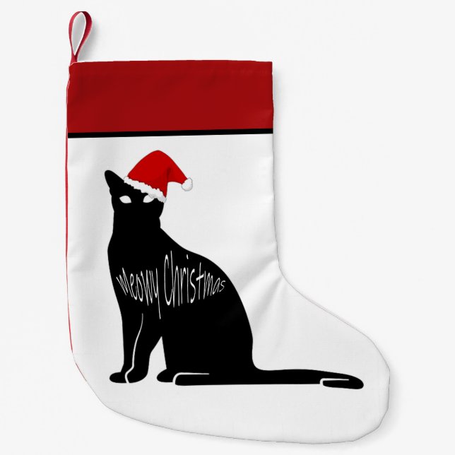 Petite Chaussette De Noël Noël Meowy (Devant)