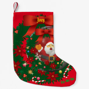 Petite Chaussette De Noël Noël rouge Père Noël Stocking