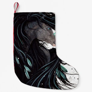 Petite Chaussette De Noël Noël stockant le cheval majestueux Bihrle de