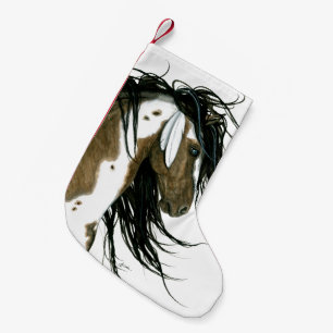 Petite Chaussette De Noël Noël Stocker Chevaux majestueux par Bihrle